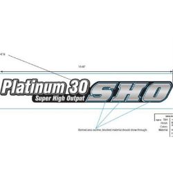 Ariens 08000927 Platinum 30 SHO Dash Decal 