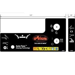 Ariens 08000938 Large Quick Turn AT 12V Hand Warmer Control Decal 