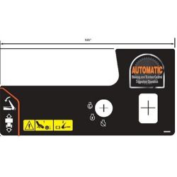 Ariens 08000955 Large Brush Left Hand Hydro Control Decal 