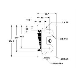 Ariens D18021 Throttle Decal 