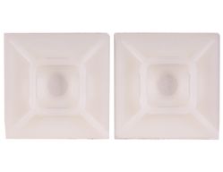 Buyers Products B08462 Adhesive Mount - 1" Sq - 100 Pack - BUY B08462