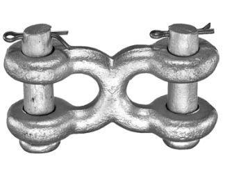 Buyers Products B2409C Double Clevis Link - 3/8" Chain Size - Heat Treated 