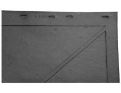Buyers Products B2412LSP 1/4" Regular-Duty Rubber Mudflaps - 24" W x 12" H - Pair - BUY B2412LSP