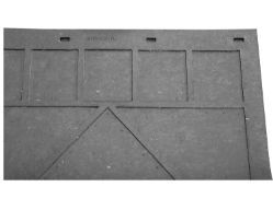 Buyers Products B2420LSP 1/4" Regular-Duty Rubber Mudflaps - 24" W x 20" H - Pair - BUY B2420LSP