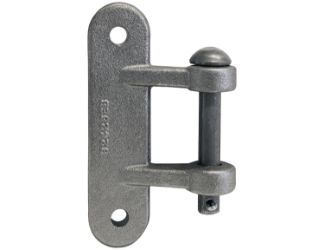 Buyers Products B2426E Formed Hinge Butt with Pin & Cotter - 5-3/8" x 3-3/8" 