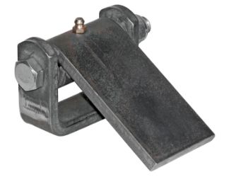 Buyers Products B2426FSNB Formed Straight Hinge Strap with Grease Fitting - 3.85" L x 4.35" W x 2.44" T 