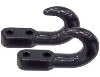 Buyers Products B2799B 10000# Black Powder Coated Drop Forged Towing Hooks for Light-Duty (Set of 2) 