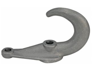 Buyers Products B2800A 13500# Plain Finish Drop Forged Towing Hooks (Set of 2) 