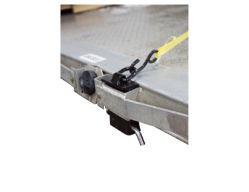 Buyers Products B32SP Black Powder Coated Forged Stake Pocket D-Ring with 3/8" Ring & 1/2" Pin - BUY B32SP