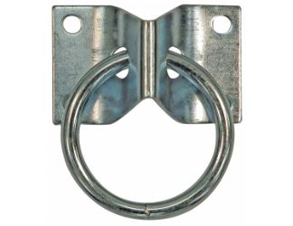 Buyers Products B33 Zinc Plated Surface Mounted Rope Ring with Integral Bracket 