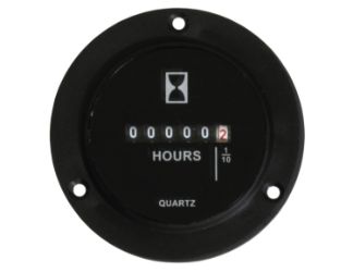 Buyers Products B40B45 10-80V DC Hour Meter with Quartz Battery 