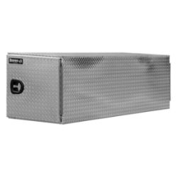 Buyers Products BP242486 24 X 24 X 86 Inch Diamond Tread Aluminum Straight Side Tunnel Truck Tool Box w/ Shelf - BUY BP242486
