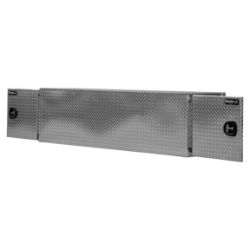Buyers Products BP242486 24 X 24 X 86 Inch Diamond Tread Aluminum Straight Side Tunnel Truck Tool Box w/ Shelf - BUY BP242486