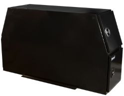 Buyers Products BP824624B 46" x 24" x 81" Black Steel B-Pack Toolbox - Flat Floor, No Offset - BUY BP824624B