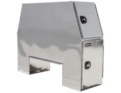 Buyers Products BP826224 62" x 24" x 81" Aluminum B-Pack Toolbox - Offset Floor (16.35"), Hangs Below Floor Level - BUY BP826224
