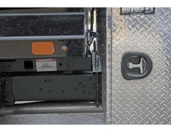 Buyers Products BP925824 55" x 24" x 91" Aluminum B-Pack Toolbox - Offset Floor (9.62"), Hangs Below Floor Level - BUY BP925824