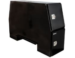 Buyers Products BP826524B 82" x 65" x 24" Black B-Pack Toolbox w/ Mount Rail - BUY BP826524B
