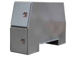 Buyers Products BP855524P 55" x 24" x 85" Primered Steel B-Pack Toolbox - Offset Floor (9.10") - BUY BP855524P