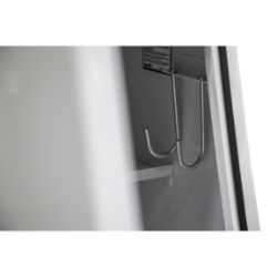 Buyers Products BP855524W 55" x 24" x 85" White Steel B-Pack Toolbox - Offset Floor (9.10") - BUY BP855524W