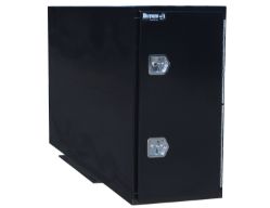 Buyers Products BP964824B 48" x 24" x 96" Black Steel Straight Side Backpack Truck Box - BUY BP964824B