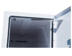 Buyers Products BP964824W 48" x 24" x 96" White Steel Straight Side Backpack Truck Box - BUY BP964824W