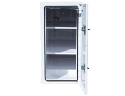 Buyers Products BP964824W 48" x 24" x 96" White Steel Straight Side Backpack Truck Box - BUY BP964824W