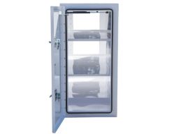 Buyers Products BP964824W 48" x 24" x 96" White Steel Straight Side Backpack Truck Box - BUY BP964824W