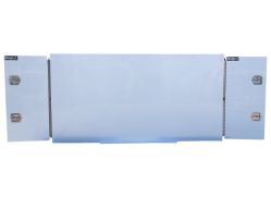 Buyers Products BP964824W 48" x 24" x 96" White Steel Straight Side Backpack Truck Box - BUY BP964824W