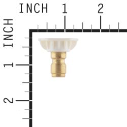 Briggs & Stratton 195983RGS White Quick Connect Nozzle - BRS 195983RGS