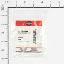 Briggs & Stratton 21553MA 3/16 Square Key - BRS 21553MA