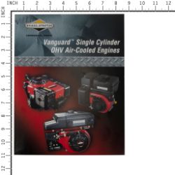 Briggs & Stratton 272147 Single Cylinder OHV Engine Repair Manual - BRS 272147