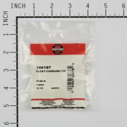 Briggs & Stratton 398187 Carburetor Float - BRS 398187