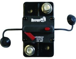 Buyers Products CB251PB 250 Amp Manual Reset, Push-to-Trip Large Frame Circuit Breaker - BUY CB251PB