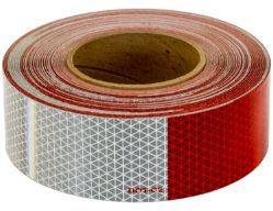 Buyers Products CT150RW DOT Conspicuity Tape - Red & White 2" x 150' Roll, 11" Red, 7" White - BUY CT150RW