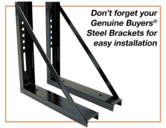 Buyers Products 1732300 18" x 18" x 24" Black Powder Coated Steel Underbody Drop Door Toolbox with 3-Point Latch 