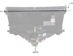 Buyers Products DTB102 102" Universal Rear Anti-Sail Dump Tarp Retention Bow Set - Black Steel - BUY DTB102