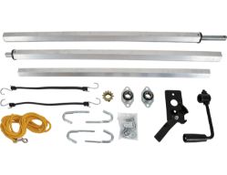 Buyers Products DTR1 Universal Dump Tarp Roll Kit (No Tarp) for Pre-Drilled Rugby Dump Body - BUY DTR1
