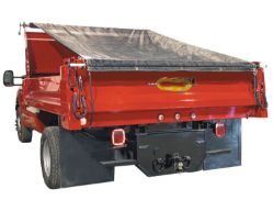 Buyers Products DTR7018S 7' x 18' Solid Vinyl Dump Tarp and Hardware Kit - BUY DTR7018S