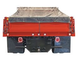 Buyers Products DTR7018S 7' x 18' Solid Vinyl Dump Tarp and Hardware Kit - BUY DTR7018S