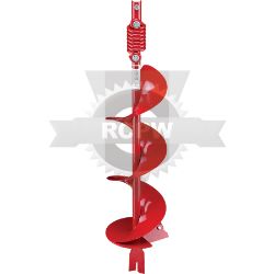 ECHO 99944900190 8" Earth Auger w/ Point & Spring 