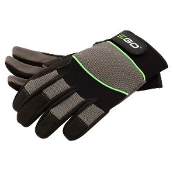 EGO GV001XL Extra Large Synthetic Leather Work Gloves w/ Reinforced Palm & Adjustable Wrist - EGO GV001XL