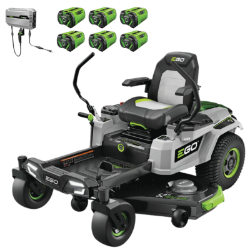 EGO ZT5207L EGO 52" 25hp Power+ Z6 Zero Turn Riding Mower w/ Lap Bar, (6) 12Ah Batteries & 1600W Charger EGO Battery Zero Turn Riding Mower 52 inch ZT5207L