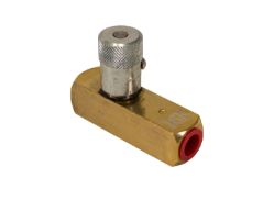 Buyers Products F400B 1/4" Brass Flow Control Valve - NPT - BUY F400B