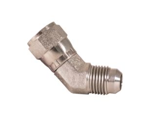 Buyers Products H5356X12 Swivel Nut 45 Degree Elbow - 3/4" Tube OD 