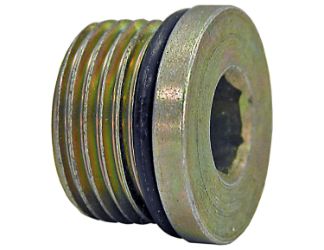 Buyers Products H7238X12 Straight Thread O-Ring Hex Socket Plug - 3/4" Port Size 