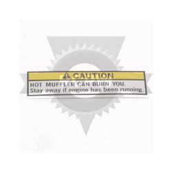Honda 87539-VE2-000 Heat Warning Label 