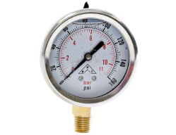 Buyers Products HPGS200 Pressure Gauge (0-200 PSI) - Standard Stem is 1/4" NPT - BUY HPGS200