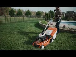 STIHL RM 655 V 21" Gas-Powered Walk Behind Self-Propelled Vario Drive Lawn Mower w/ Bagger - STI RM 655 V