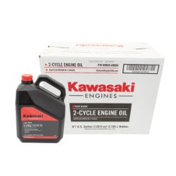 Kawasaki 99969-6086D X3 Case of 3 Gallons of K-Tech 50:1 2-Cycle Engine Oil 