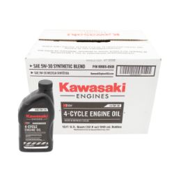 Kawasaki 99969-6500 X12 Case of 12 Quarts of K-Tech SAE 5W-30 4-Cycle Engine Oil 